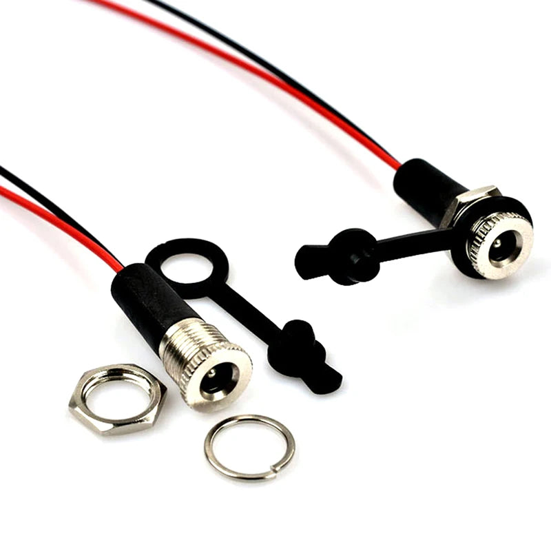 IP68 Waterproof DC Socket 5.5x2.1mm Panel Mount Connector DC Power Connector SPOT one size
