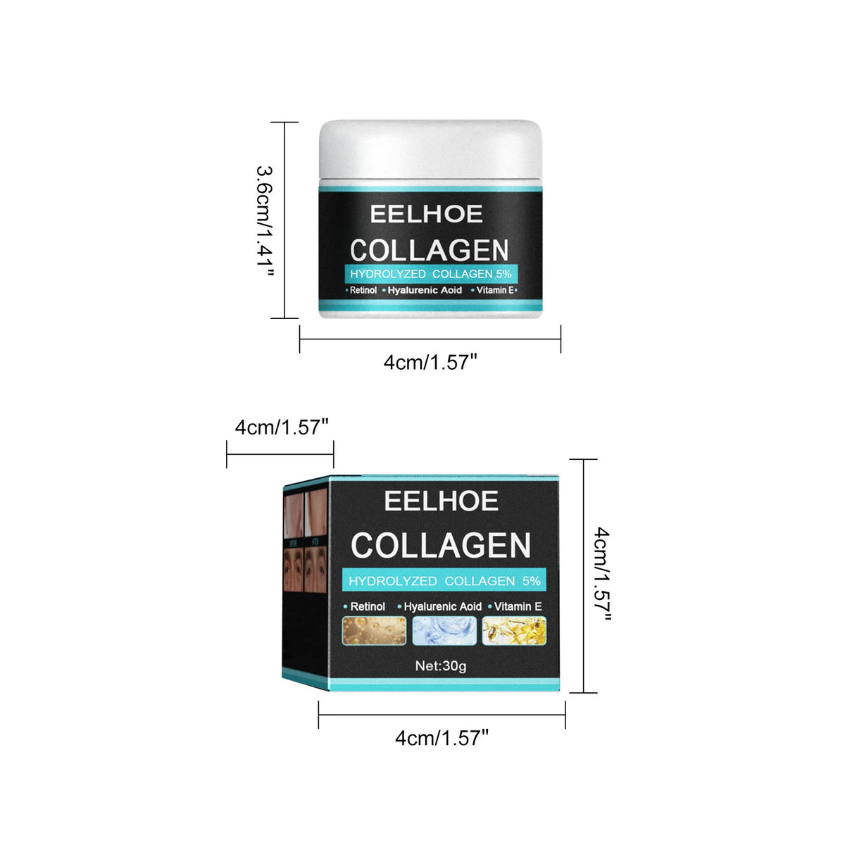 Eelhoe Men's Collagen Face Cream – Firming & Brightening 50g Men's Face Cream SPOT
