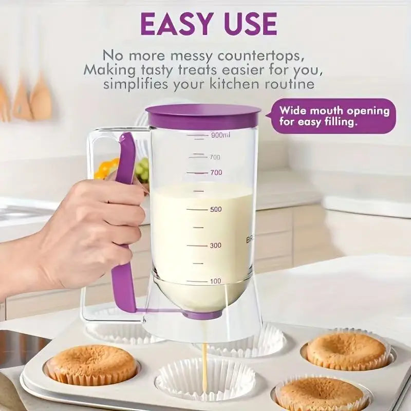 4-Cup Batter Dispenser for Pancakes, Cupcakes & Waffles Batter Dispenser SPOT Default Title