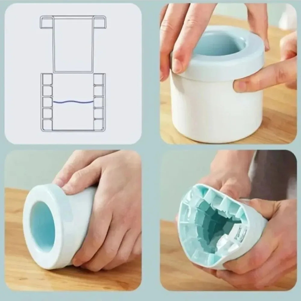 Silicone Round Ice Cube Mold – DIY Mini Ice Maker for Home Bar Ice Cube Mold SPOT
