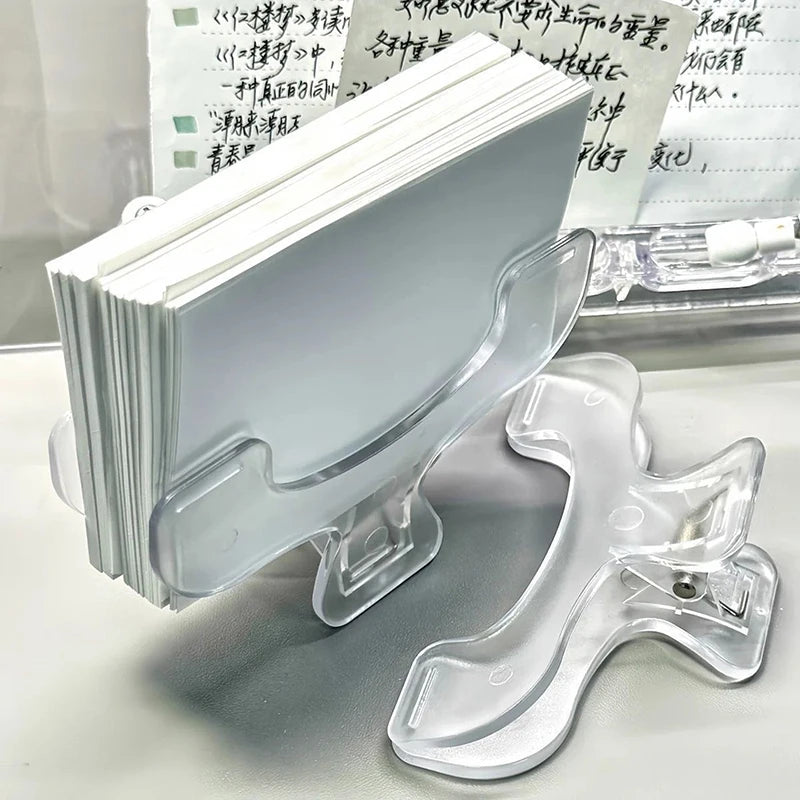 Frosted Transparent Book Page Clip – Reading & Memo Holder Book Page Clip SPOT