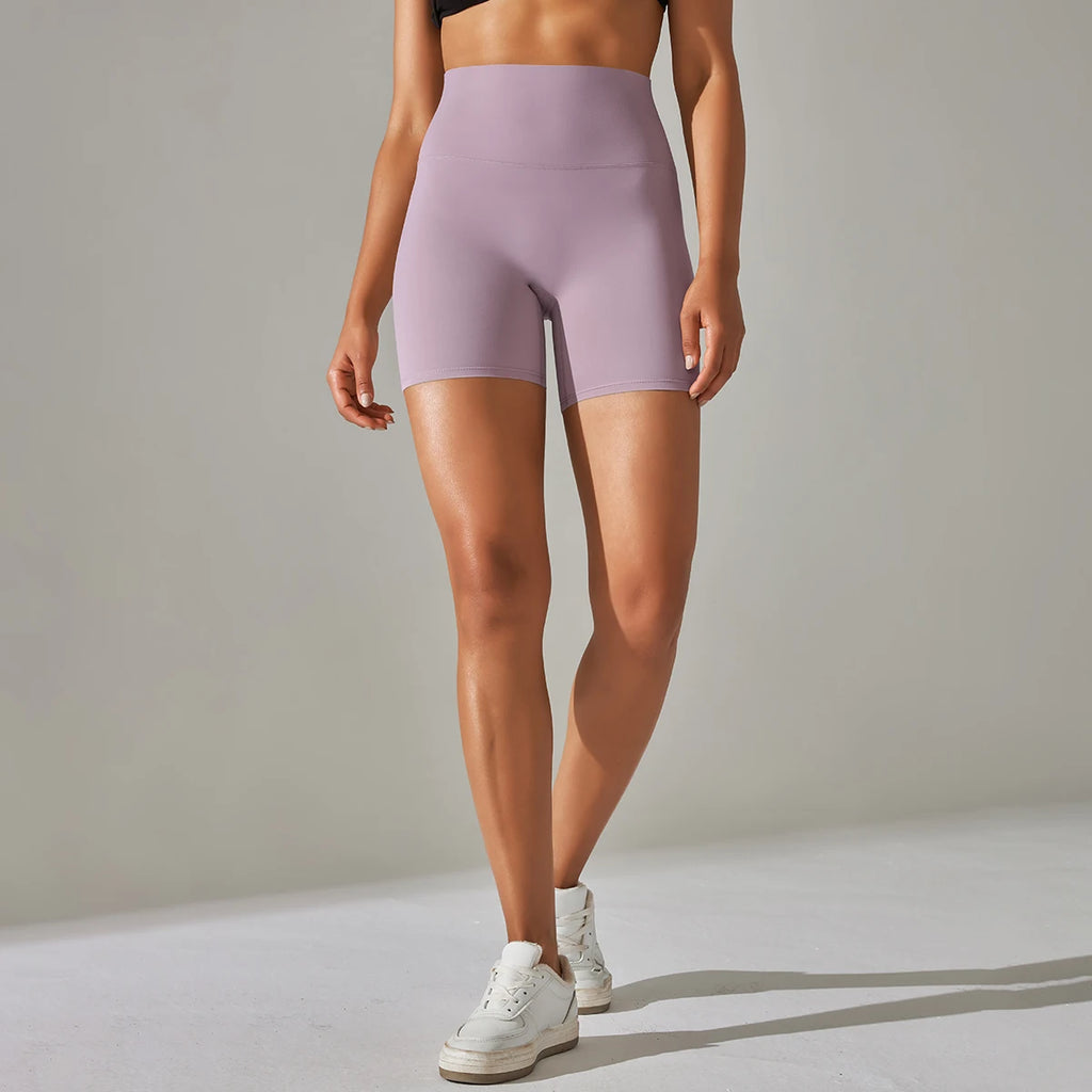Women's High Waist Squat-Proof Yoga Shorts | Quick-Dry Gym Women's Active Shorts SPOT