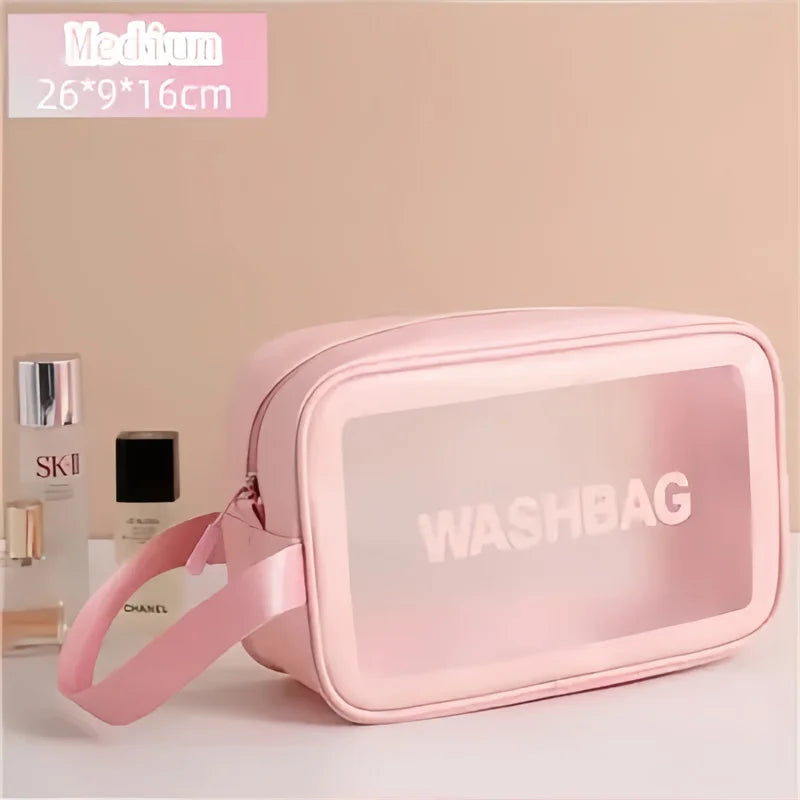 Transparent Waterproof Travel Makeup Bag – Large Capacity Travel Makeup Bag SPOT