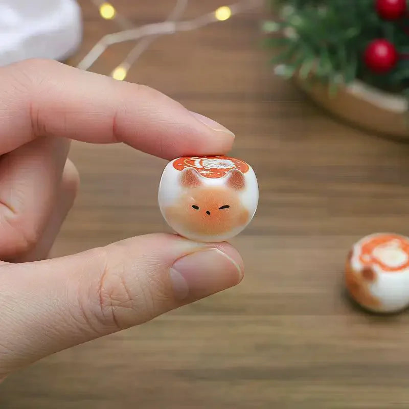 Kawaii Resin Cat Coffee Cup Figurines – Desk & Shelf Décor Resin Figurines SPOT