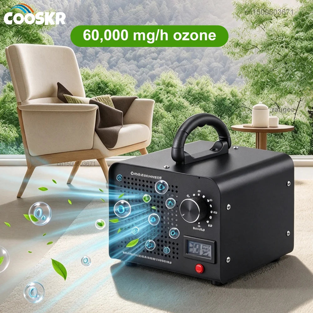 Raugee 60,000mg/h Ozone Generator Air Purifier & Deodorizer Ozone Generator SPOT