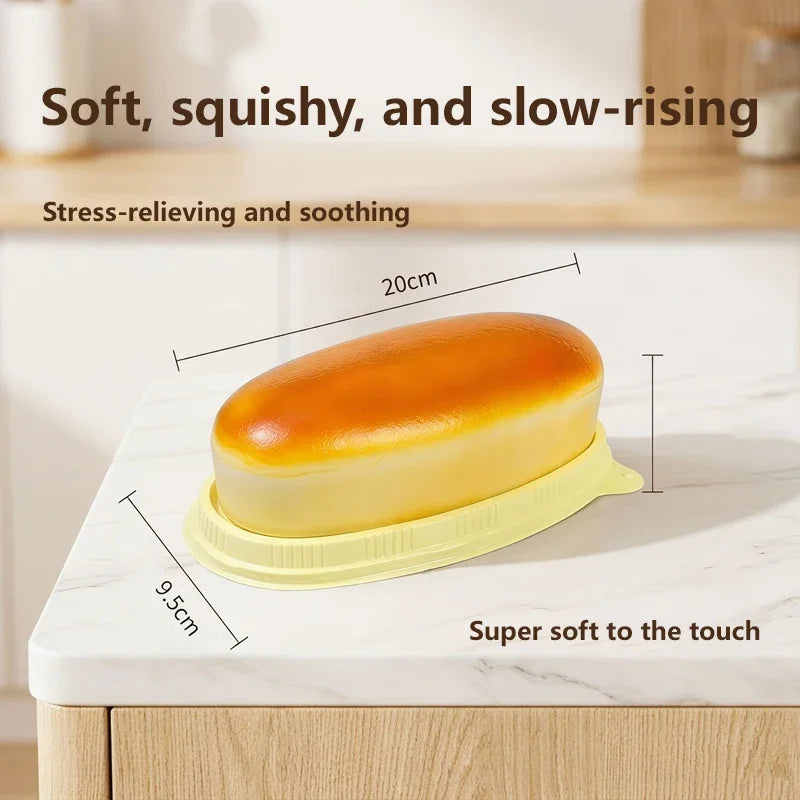Toast Bread Squishy Toy – Soft Slow Rising Cheese Fidget Squishy Fidget Toy SPOT