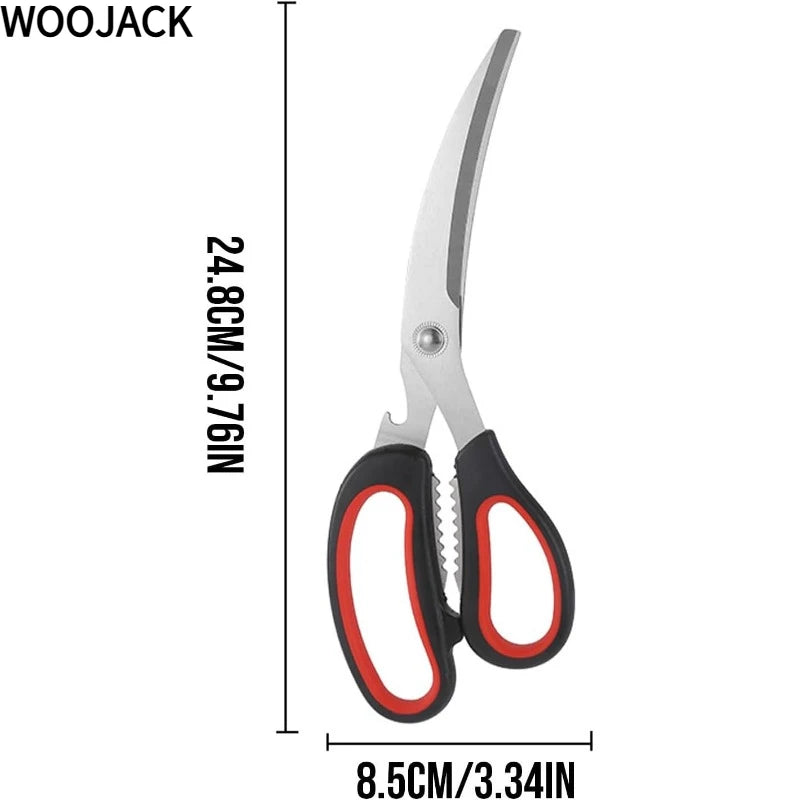 WOOJACK Heavy Duty Kitchen Shears – Stainless Steel Food Scissors Kitchen Shears SPOT