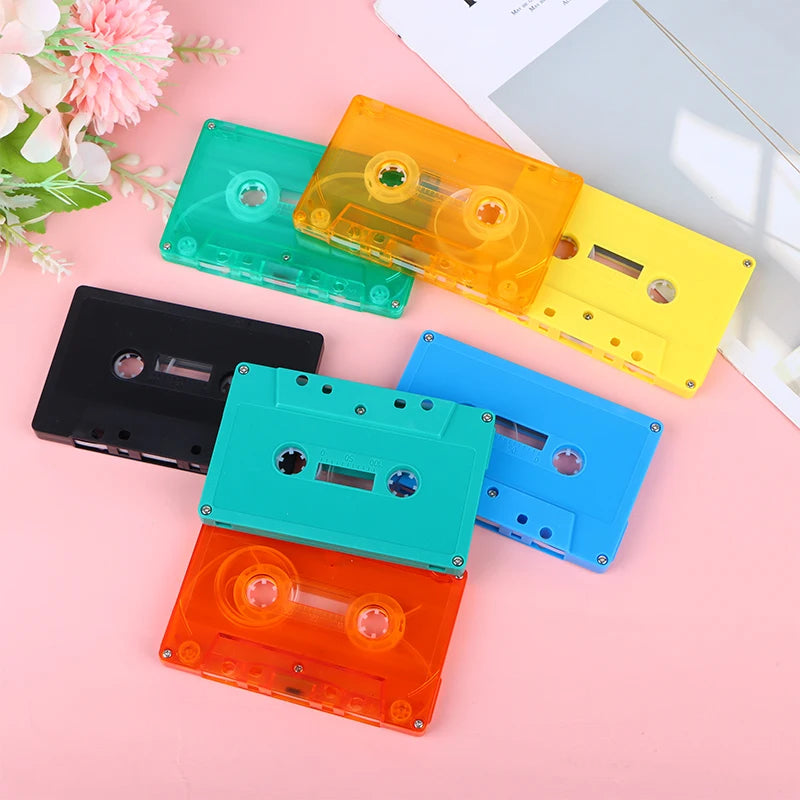 Blank Cassette Tape Shell – Empty Color Audio Tape Case Cassette Tape Shell SPOT