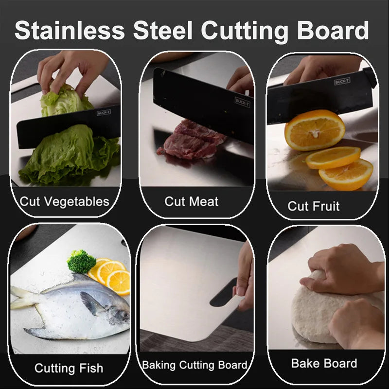 Stainless Steel Cutting Board – Rust-Resistant Chopping Board Cutting Board SPOT