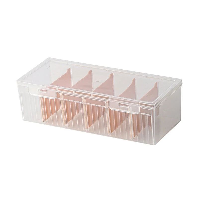 Transparent Plastic Photocard & Card Storage Box Organizer Card Storage Organizer SPOT Orange
