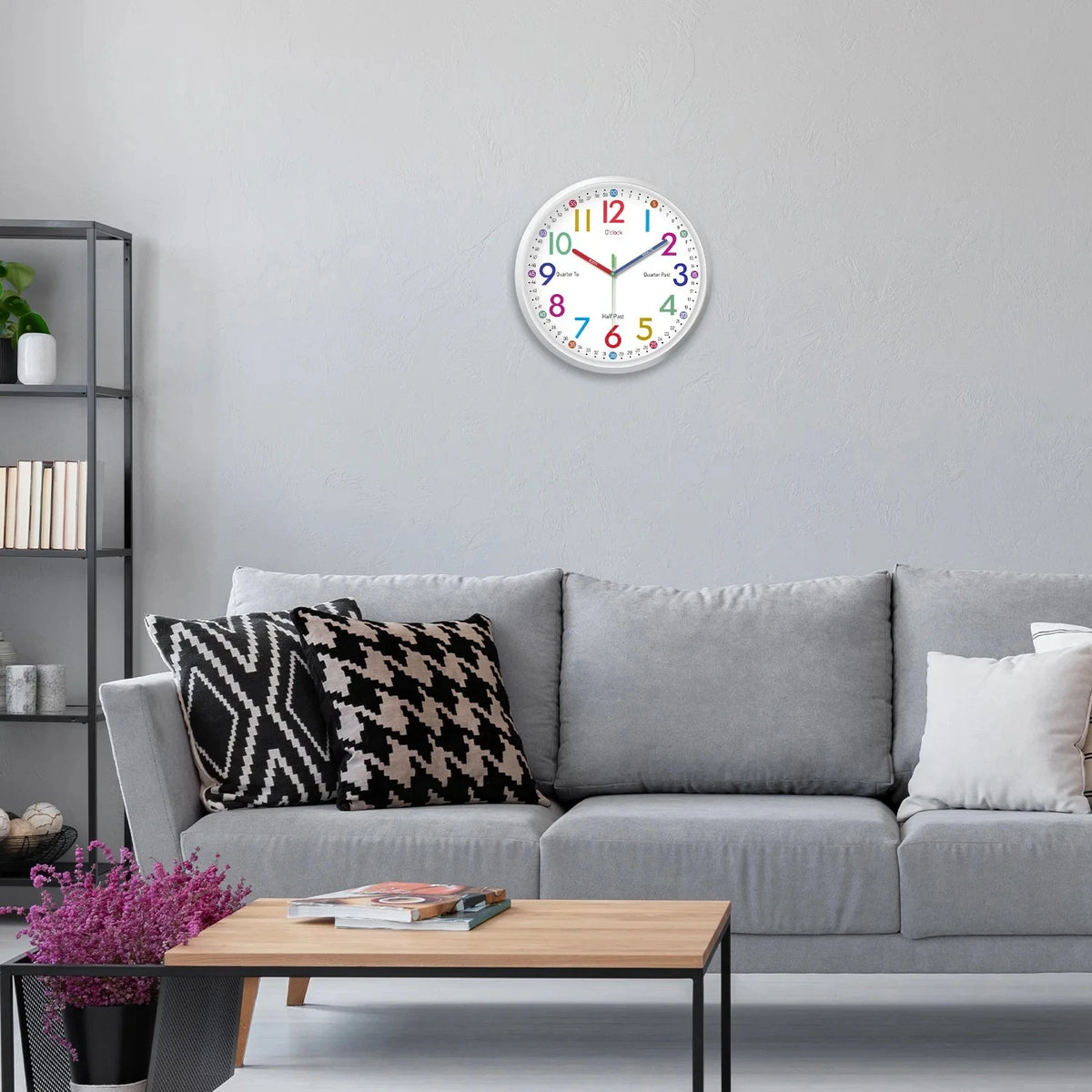 8-Inch Silent Quartz Wall Clock – Modern Home Décor Silent Wall Clock SPOT
