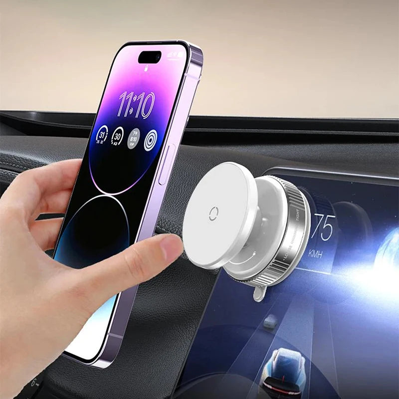 Magnetic Car Phone Mount – 360° Foldable Vacuum Suction Holder Car Phone Mount SPOT