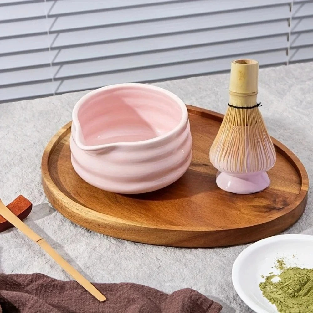 5-Piece Ceramic Matcha Whisk Set – Japanese Tea Ceremony Kit Matcha Tea Set SPOT