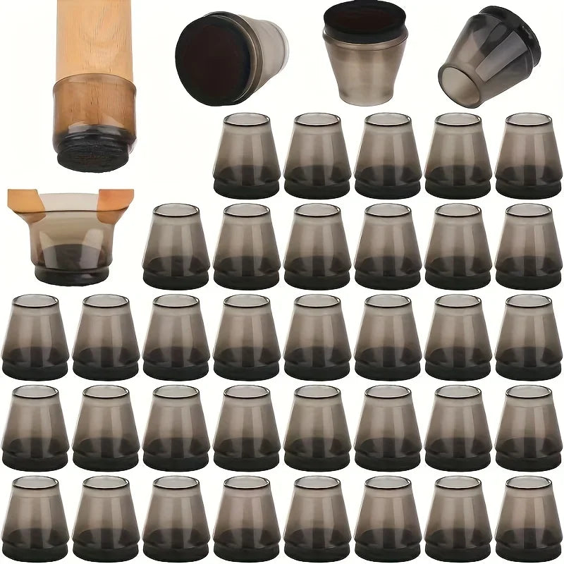 12-Pack Anti-Slip Chair & Table Leg Floor Protector Caps Furniture Leg Caps SPOT