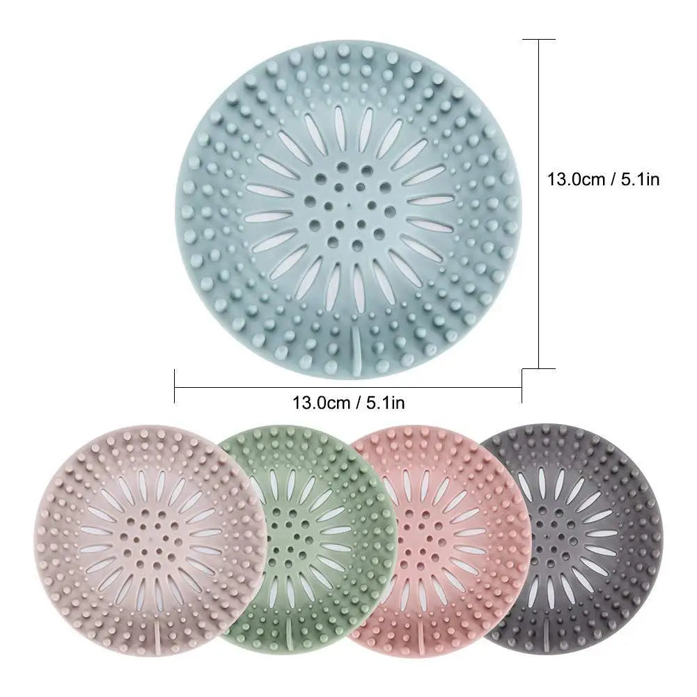 Silicone Hair Catcher Shower & Sink Drain Cover – Reusable Drain Hair Catcher SPOT
