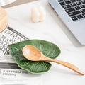 Ceramic Spoon Rest & Spatula Holder – Cute Leaf Design Ceramic Spoon Rest SPOT Default Title
