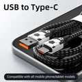 Football Style Braided Fast Charging Cable – iPhone & Android Charging Cable SPOT USB to C 2m