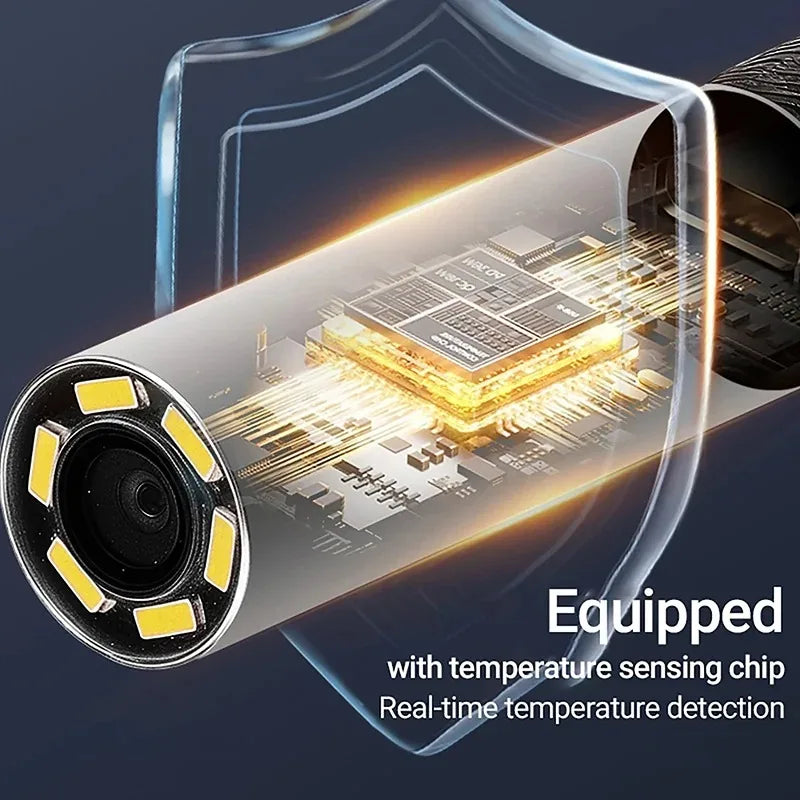 360° Articulating Borescope 1080P 6mm – 4.3" LCD Inspection Camera Borescope Inspection Camera SPOT