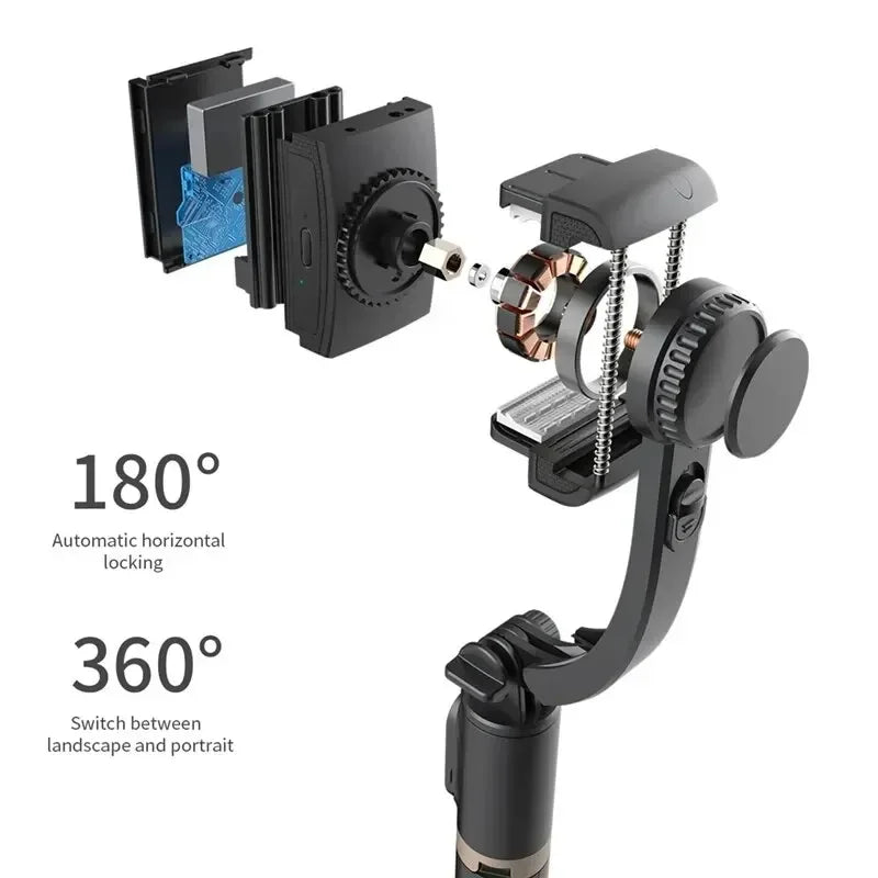 VIKEFON Q08 Gimbal Stabilizer – Bluetooth Selfie Stick & Tripod Gimbal Stabilizer SPOT