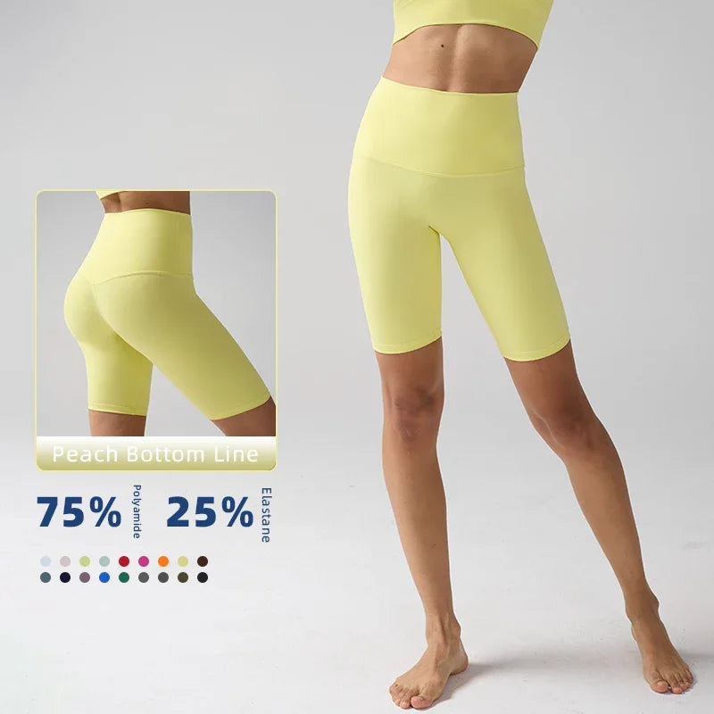 Women's High-Waist Yoga Shorts – Quick-Dry Squat-Proof Yoga Shorts SPOT