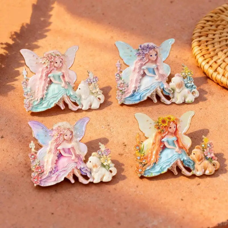 Butterfly Elf Enamel Brooch – Cartoon Princess Pin Badge Enamel Brooch Pin SPOT