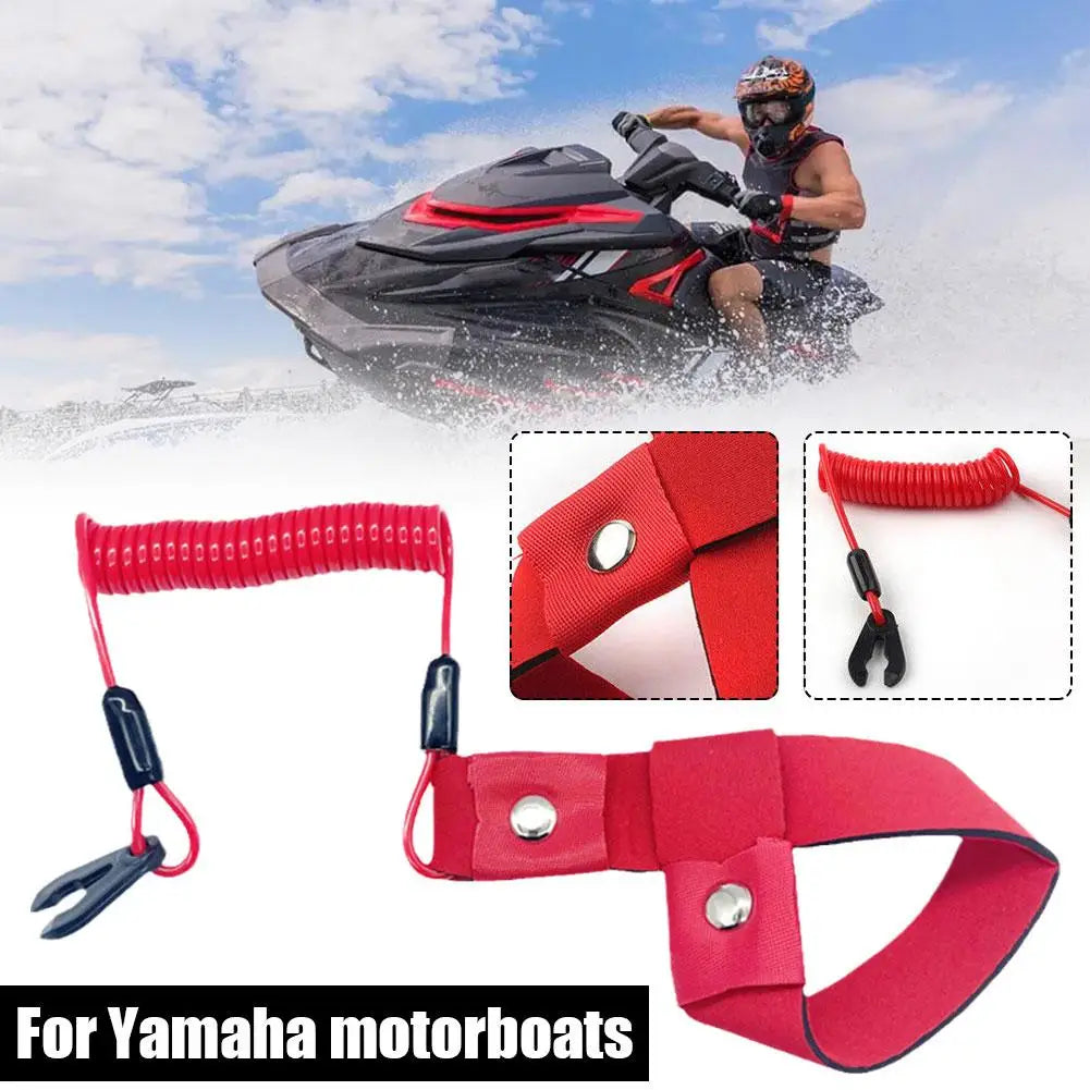 Floating Safety Wrist Lanyard – Kill Switch Cord for Yamaha Jet Ski Jet Ski Safety Lanyard SPOT