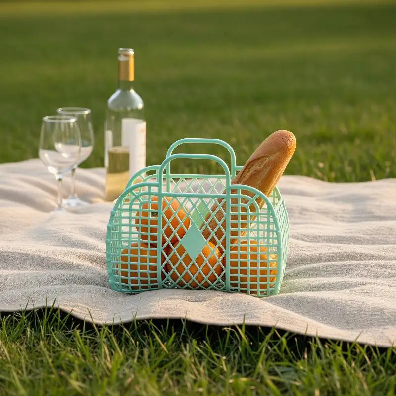 Hollow Plastic Storage Basket – BPA-Free PE Shower & Home Organizer Storage Basket SPOT