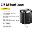 Essager 33W GaN USB-C Charger | Digital Display PD Fast Charging GaN Wall Charger SPOT 33W Black US Plug