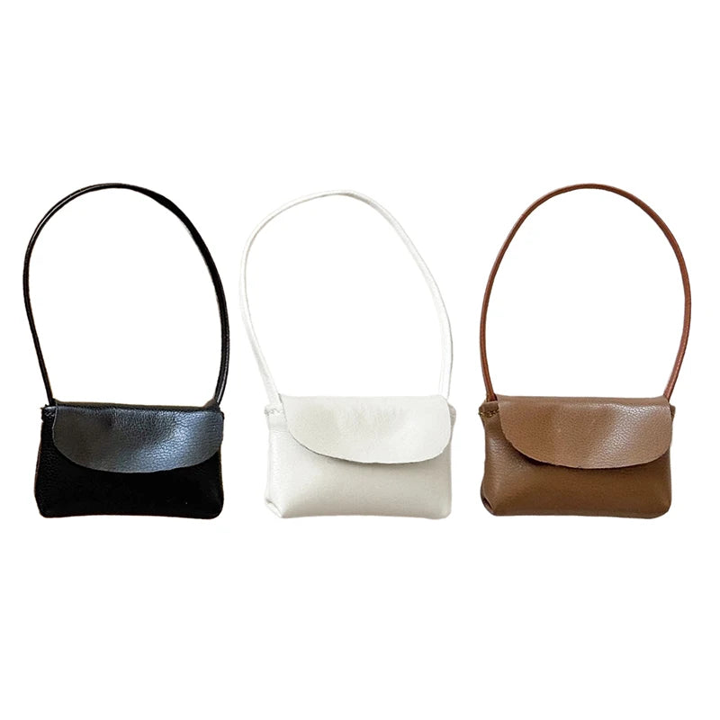 Miniature PU Leather Doll Handbag – 1/12 Scale Dollhouse Purse Doll Accessory SPOT