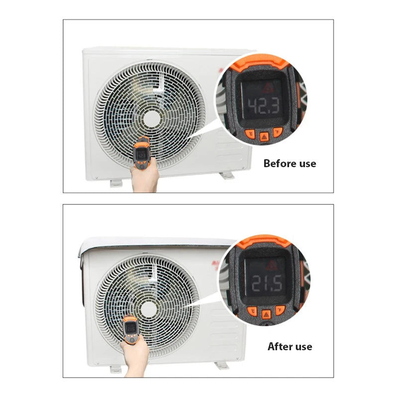 Outdoor Air Conditioner Cover – Aluminum Foil Sunscreen 100×50cm AC Unit Cover SPOT