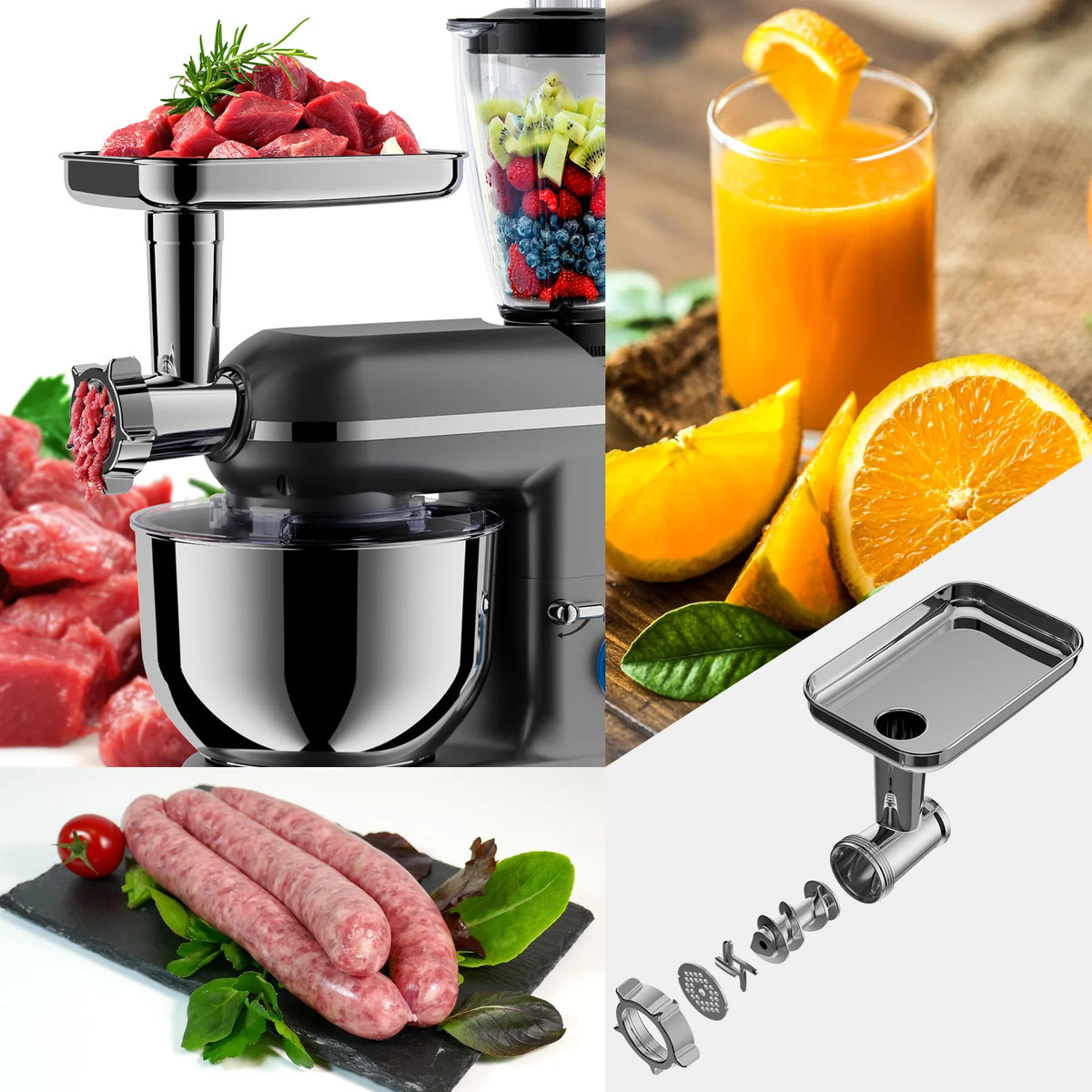 Electric Stand Mixer 4.5L/5.5L | 1400W, 6-Speed, Stainless Bowl Electric Stand Mixer SPOT