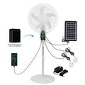 16-Inch Rechargeable Stand Fan – LED Light, Solar & Battery Rechargeable Stand Fan SPOT Default Title