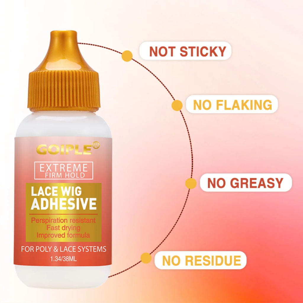 Goiple Wig Adhesive Glue – Waterproof Quick-Dry Lace Bond Wig Bonding Adhesive SPOT