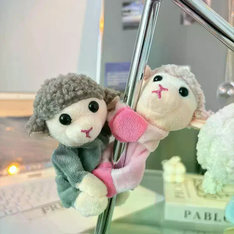 Fluffy Lamb Plush Fridge Magnet – Cute Sheep Decor & Gift Plush Fridge Magnet SPOT