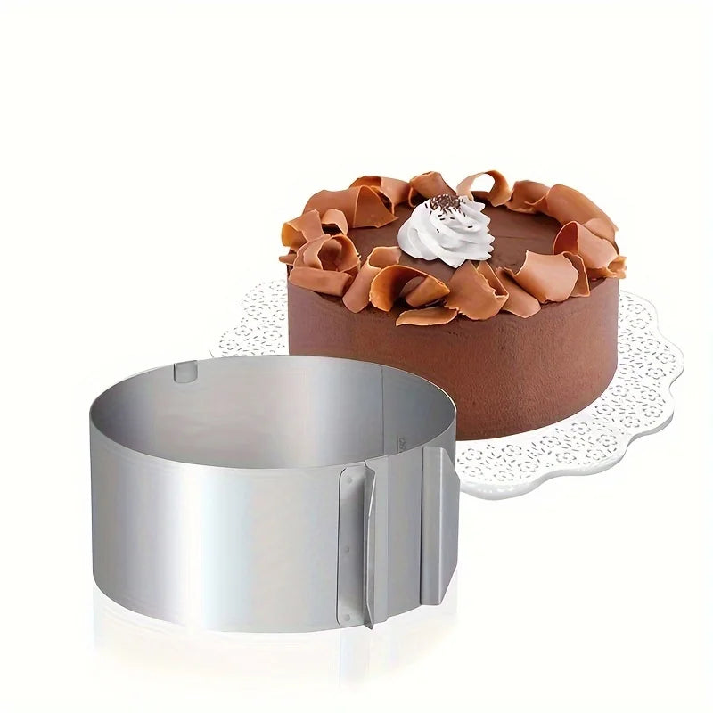 Adjustable Stainless Steel Cake Ring Mold – Easy Release Cake Ring Mold SPOT