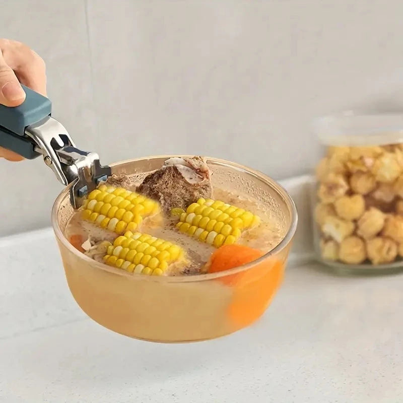 Silicone Heat-Resistant Bowl & Tray Holder Clip – Anti-Slip Silicone Bowl Holder SPOT