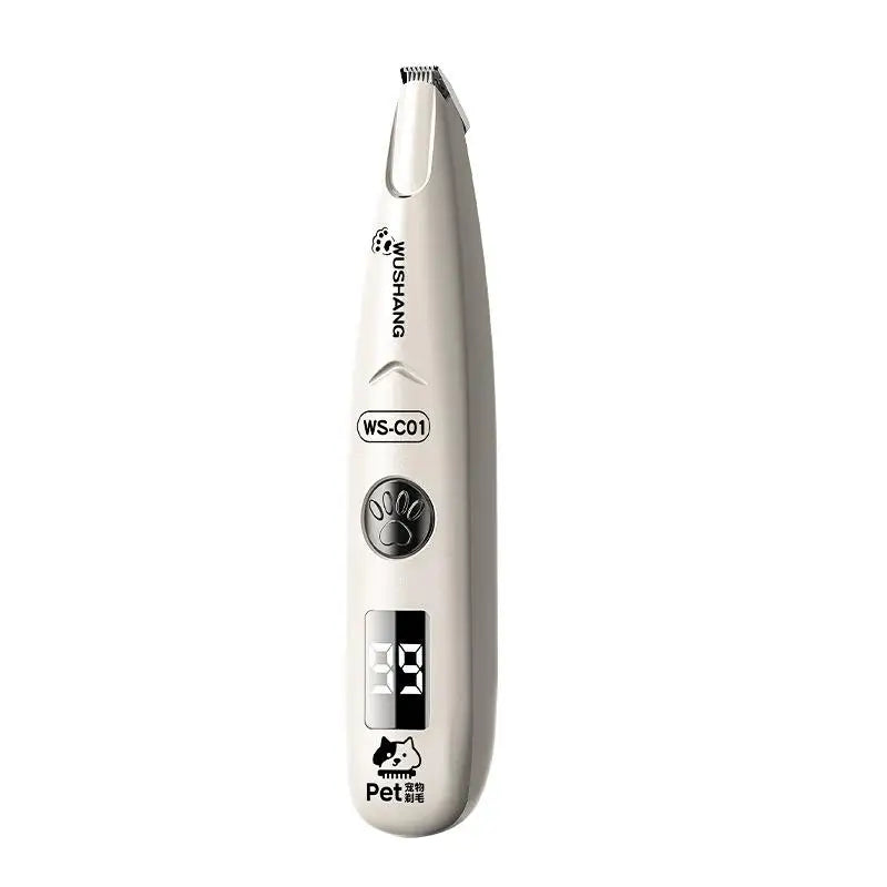 Rechargeable Pet Hair Trimmer – Low Noise Cordless Clipper Pet Grooming Trimmer SPOT A1