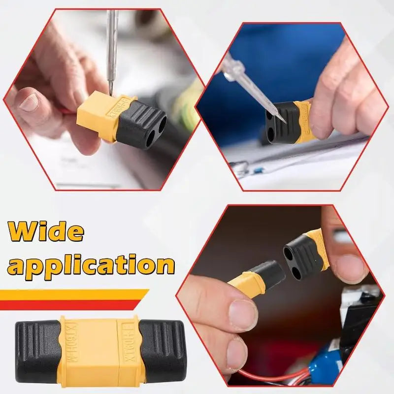 XT60H Male Female RC Connector Cable – Silicone Wire FPV RC Connector Cable SPOT