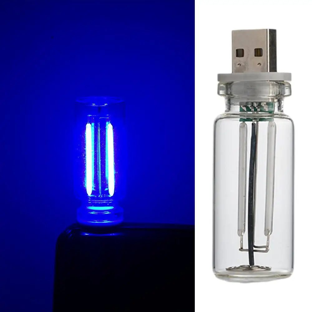 USB LED Filament Night Light – Touch Dimmer Atmosphere Lamp USB Atmosphere Lamp SPOT Blue