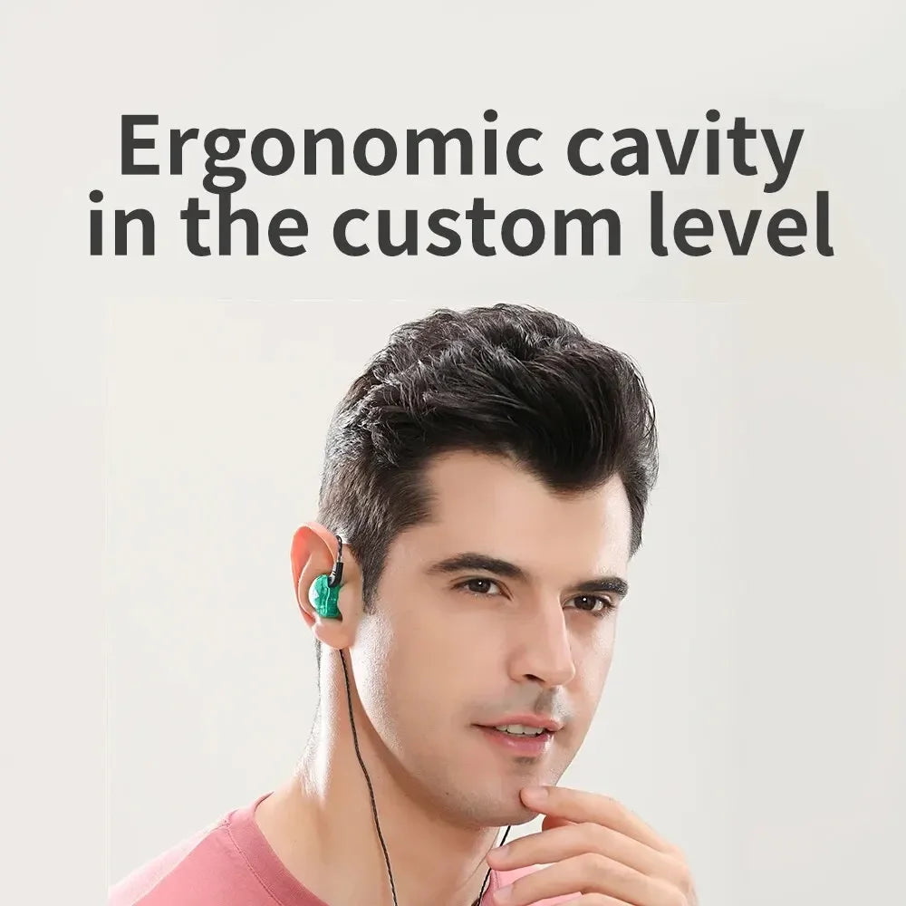QKZ AK6 Wired In-Ear Earphones – HIFI Bass & Mic Wired In-Ear Earphones SPOT