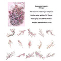 30-Pack Vintage Waterproof PET Flower Stickers for DIY Crafts Decorative Craft Stickers SPOT A1