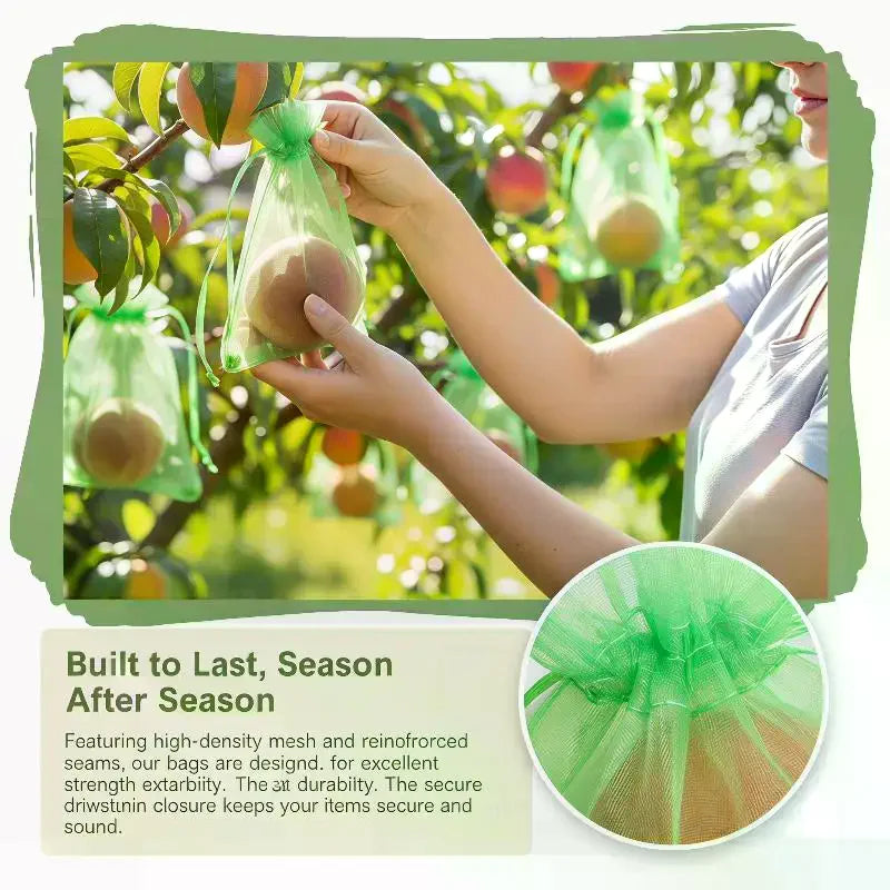 Breathable Mesh Drawstring Bags 20/50-Pack – Produce Storage Mesh Storage Bags SPOT