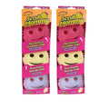 Scrub Mommy Smile FlexTexture Dual-Sided Kitchen Sponge Kitchen Scrub Sponge SPOT Default Title