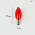 Red LED Altar Candle Bulb E12/E14 – Temple & Buddha Lamp Decorative LED Bulb SPOT E12