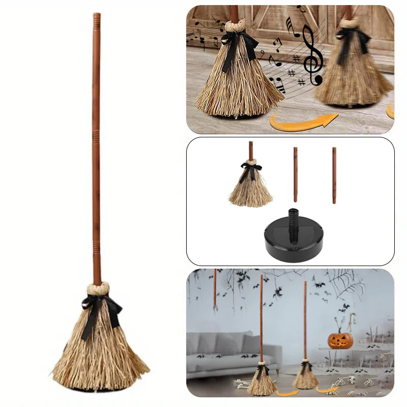 Halloween Floating Witch Animated Dancing Decor with Sounds Halloween Decoration Prop SPOT