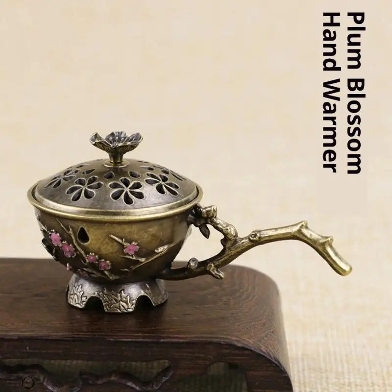 Retro Plum Blossom Incense Burner | Zinc Alloy Hollow Design Incense Burner SPOT Default Title