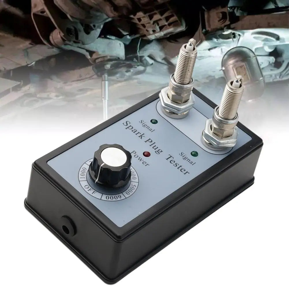 Dual Hole Car Spark Plug Tester – Adjustable Ignition Checker Spark Plug Tester SPOT