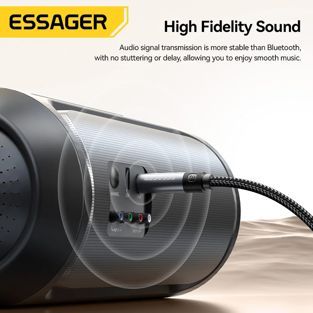 Essager 3.5mm Male to Male AUX Audio Cable | 5 Lengths AUX Audio Cable SPOT