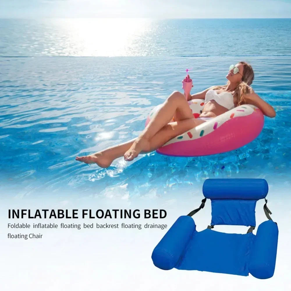 Inflatable Water Hammock Pool Float Lounger for Adults Inflatable Pool Float SPOT