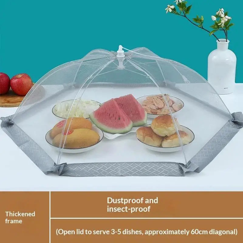 Foldable Food Net Cover – Anti-Fly Mesh Tent for BBQ & Picnic Food Mesh Cover SPOT 60cm Gray